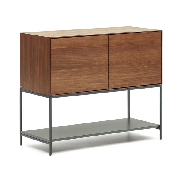 Niska komoda u dekoru oraha u prirodnoj boji 97,5x80 cm Vedrana – Kave Home-image-2