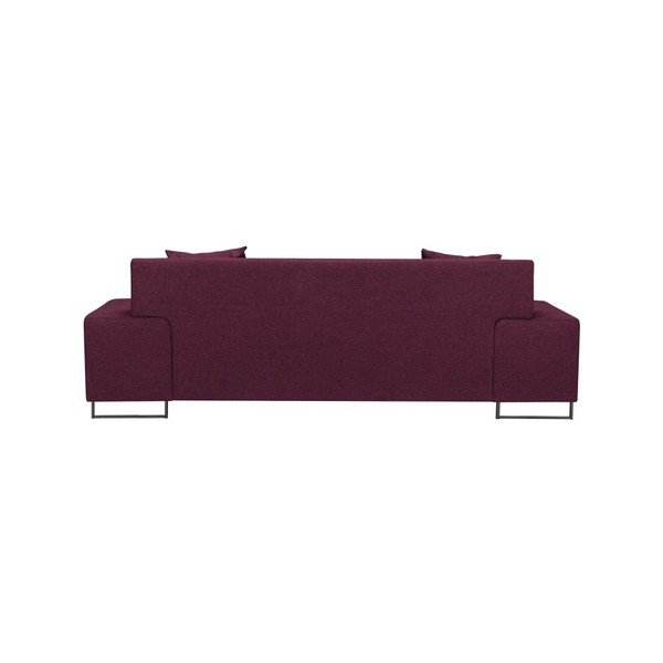 Ljubičasta sofa s nogicama u crnoj boji Cosmopolitan Design Orlando, 220 cm-image-4