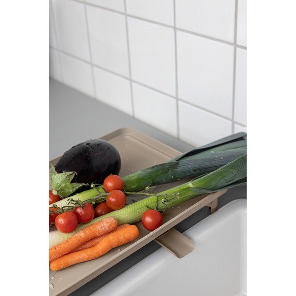 Bež dvoetažan ocjeđivač za posuđe 42x29 cm Dry-It – Mette Ditmer Denmark-image-3