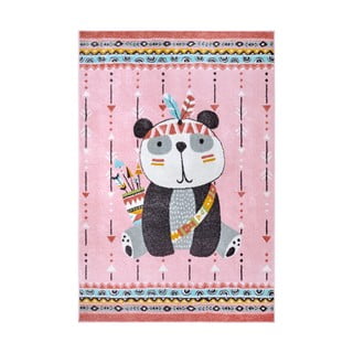 Ružičasti dječji tepih 160x235 cm Panda – Hanse Home