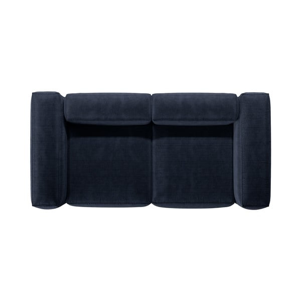 Tamno plava sofa od samta 224 cm Bergamo – Cosmopolitan Design-image-3