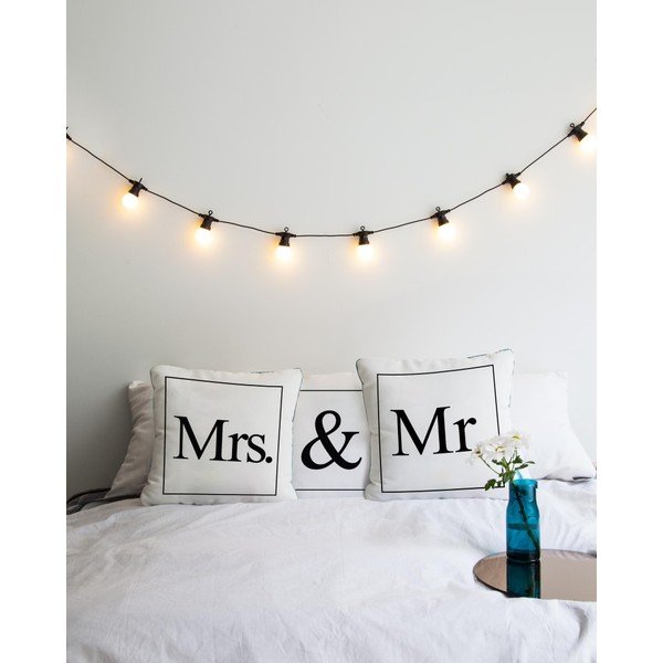 Set od 3 jastuka Really Nice Things Mr & Mrs, 45 x 45 cm-image-1