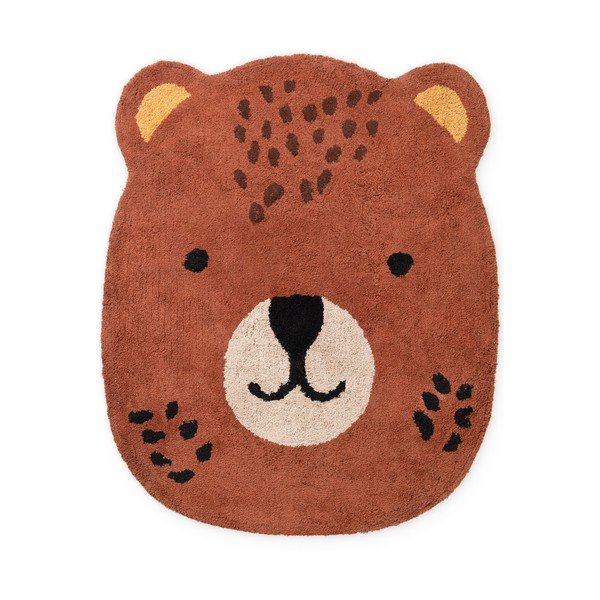 Smeđi periv/ručno rađen pamučan dječji tepih 120x149 cm Snuggle Berry – Hanse Home