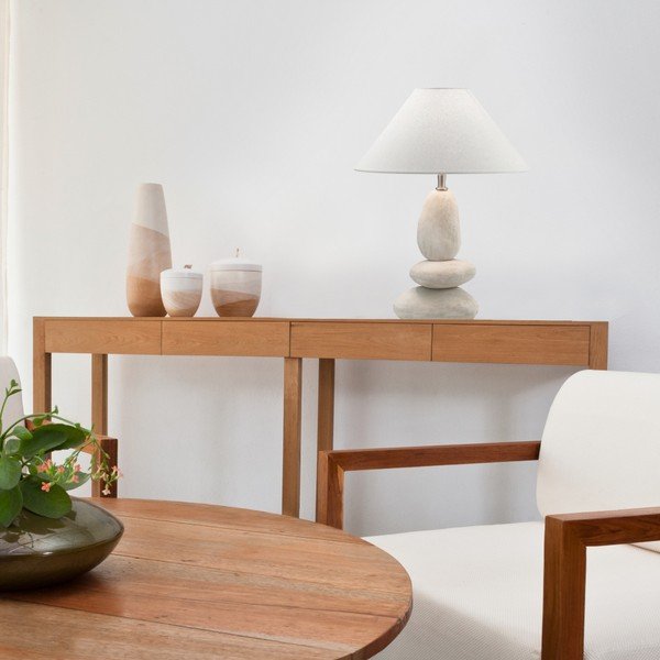 Stolna lampa Evergreen Lights Stones-image-1