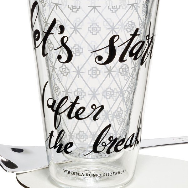 Latte set sa staklom s dvostrukom stijenkom Ritzenhoff Virginia Romo, 260 ml-image-2