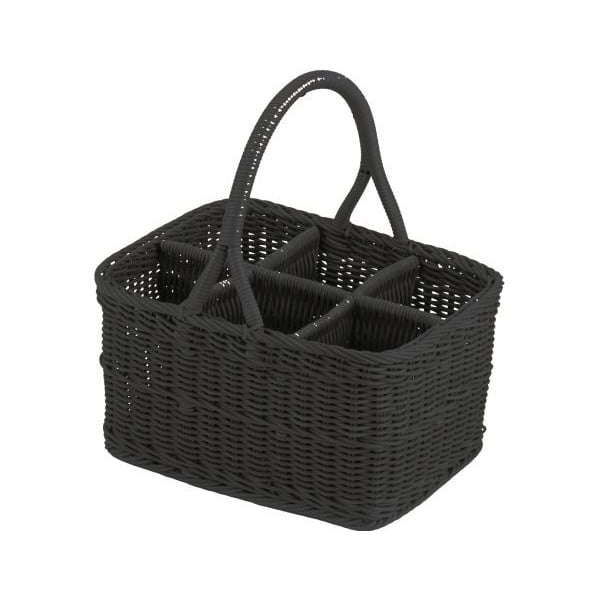 Košara Flaschenkorb crna, 38x29x20 cm