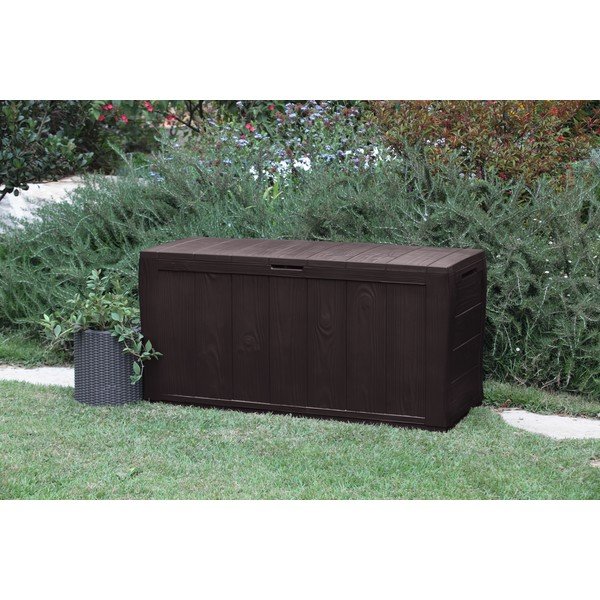 Tamno smeđa plastična vrtna kutija za pohranu Sherwood – Keter-image-3