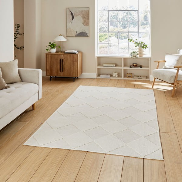 Krem periv tepih 160x230 cm Lyna Cream – Think Rugs-image-1
