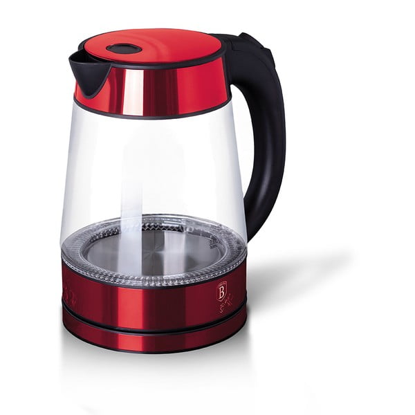 Crveno kuhalo za vodu 1,7 l Burgundy Metallic Line - BerlingerHaus-image-2