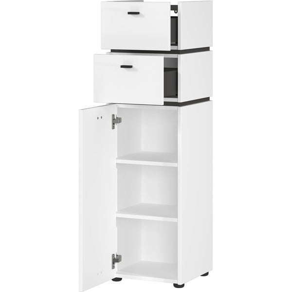 Bijeli visoki kupaonski ormarić 34x117 cm Modesto - Germania-image-1