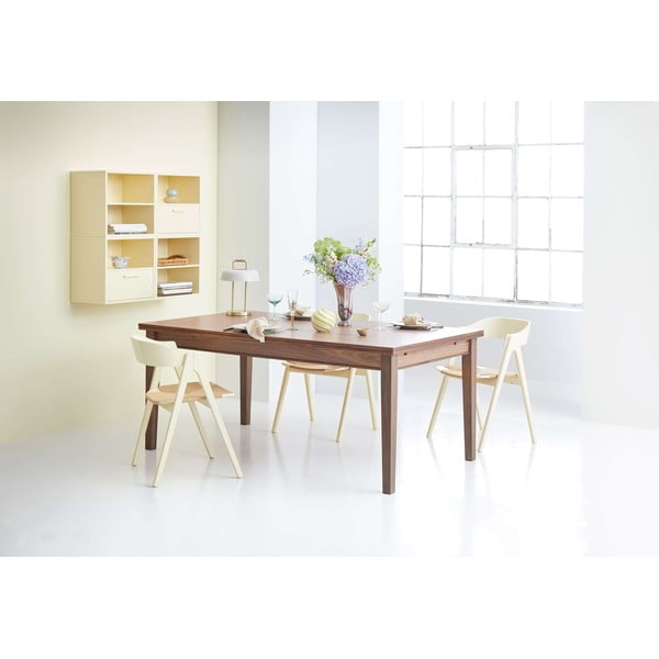 Blagovaonski stol na razvlačenje u dekoru drveta oraha Hammel Sami, 180 x 100 cm-image-1