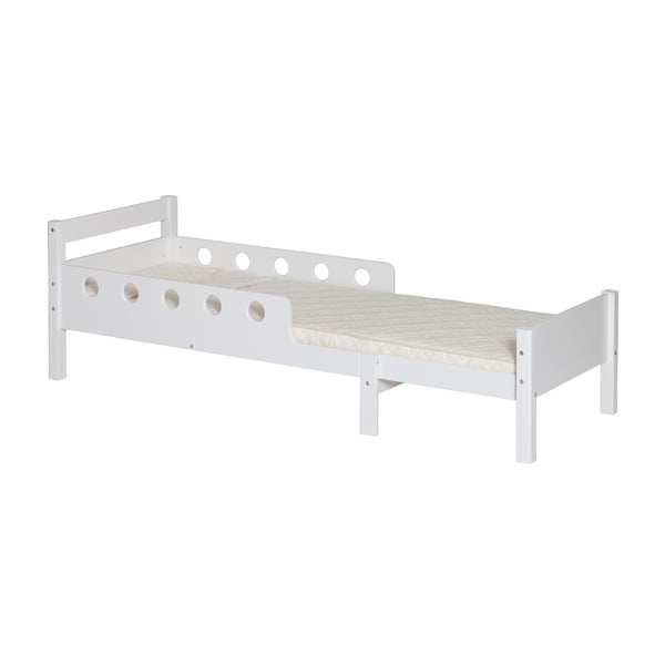Bijeli dječji podesivi krevet Flexa White Junior, 70 x 140/190 cm-image-1