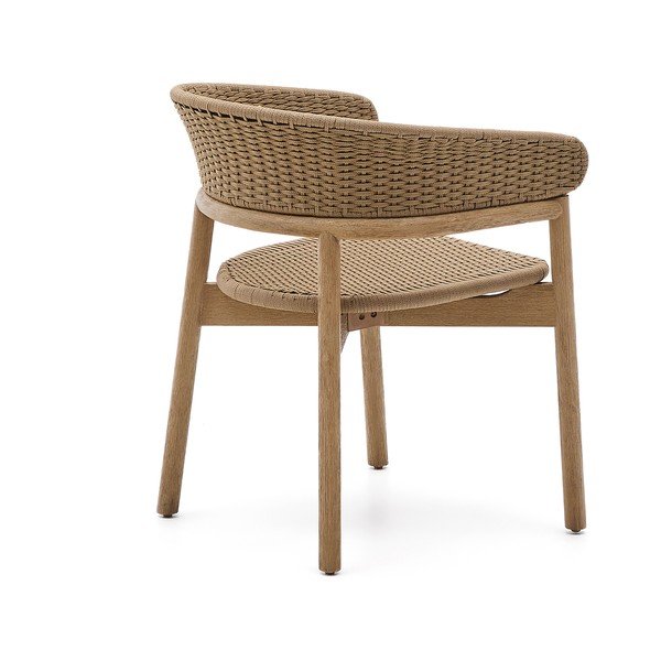 Vrtna stolica od masivnog drveta u prirodnoj boji Arinella – Kave Home-image-4