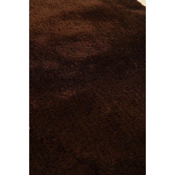 Tamno smeđa kupaonska prostirka ø 90 cm Havai – Foutastic-image-3