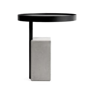 Pomoćni stolić s betonskom podlogom Lyon Béton Twist, ø 45 cm