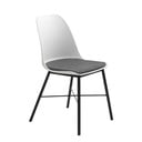 Bijela blagovaonska stolica Unique Furniture Whistler