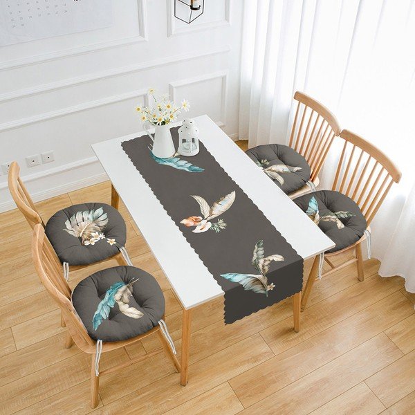 Set od 4 jastuka za sjedenje i nadstolnjaka - Mila Home-image-1