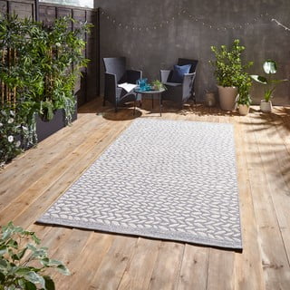 Sivo-bež vanjski tepih 170x120 cm Coast - Think Rugs