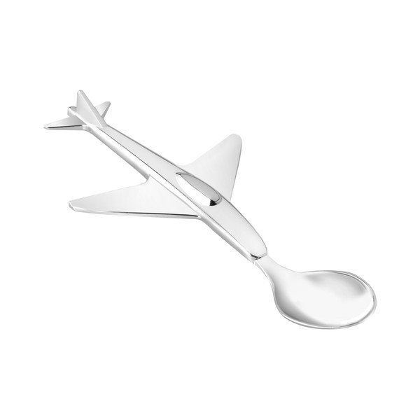 Dječja žlica od nehrđajućeg čelika u srebrnoj boji Plane – Zilverstad