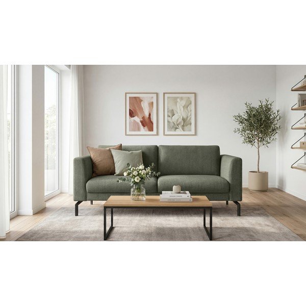 Tamno zelena sofa 165 cm Gomero – Scandic-image-1