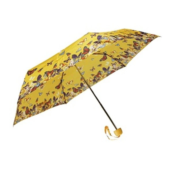 Žuti sklopivi kišobran Papjaune, ⌀ 96 cm