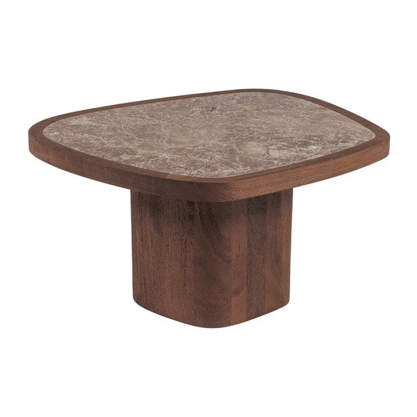 Smeđi stolić za kavu 60x70 cm Granu – WOOOD-image-4