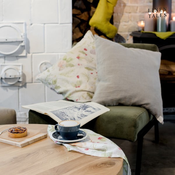 Božićna lanena jastučnica Linen Tales Merry, 50 x 50 cm-image-1