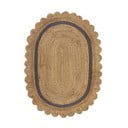 Ručno rađen juten tepih u prirodnoj boji 120x170 cm Grace – Flair Rugs