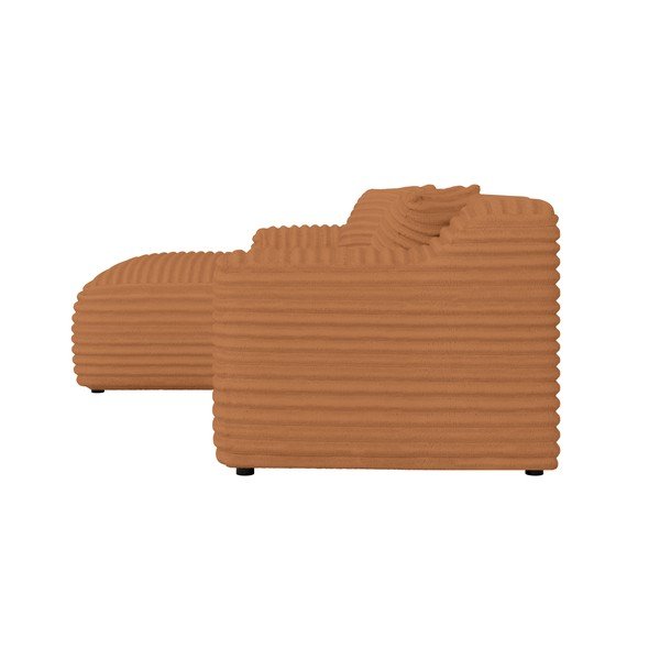 Kutna garnitura od samta boja terakote (s lijevim kutom/s ležaljkom) Martin – Ropez-image-3