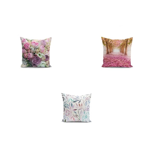Set od 3 jastučnice Minimalist Cushion Covers Mesmia, 45 x 45 cm