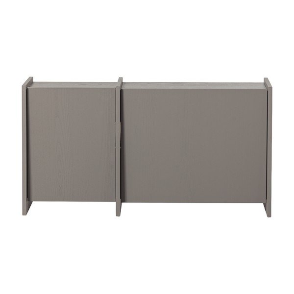 Siva TV komoda u dekoru jasena 102x53x44 cm Brock – WOOOD-image-2