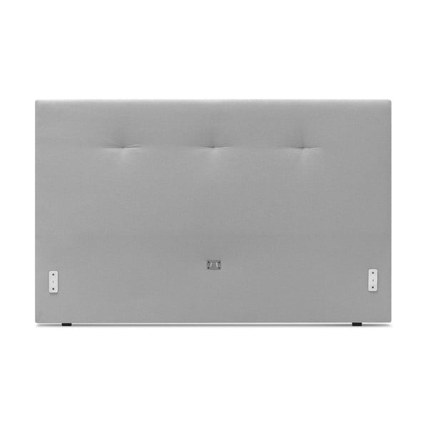 Svijetlo sivi tapecirani bračni krevet s podnicom 180x200 cm Tory - Bobochic Paris-image-3