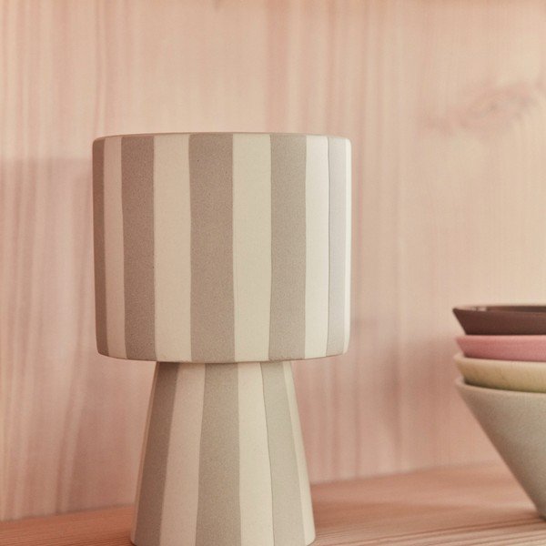 Ukrasna tegla za cvijeće od kamenine ø 10 cm Toppu – OYOY Living Design-image-2