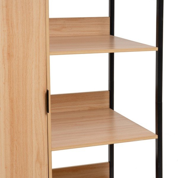 Otvoreni ormar u prirodnoj boji 100x190x48 cm Armarios – Casa Selección-image-4