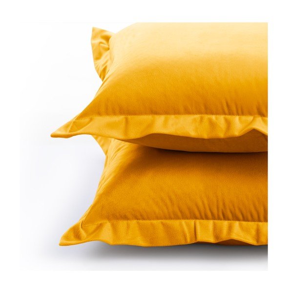 Set od 2 senf žute jastučnice AmeliaHome Side, 45 x 45 cm