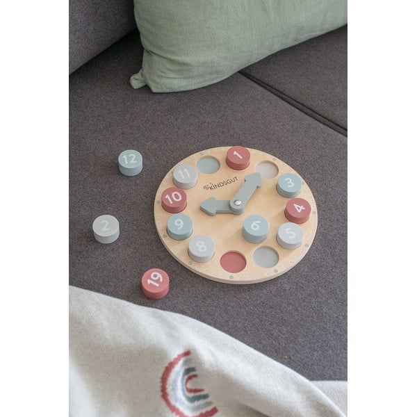 Drvena reljefna puzzle Clock – Kindsgut-image-1