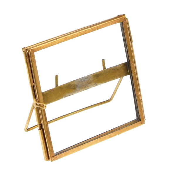 Metalni stojeći okvir u zlatnoj boji 8x8 cm – Rex London-image-3