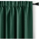Tamno zelena zavjesa za djelomično zamračenje 200x270 cm Kierra – Restilo