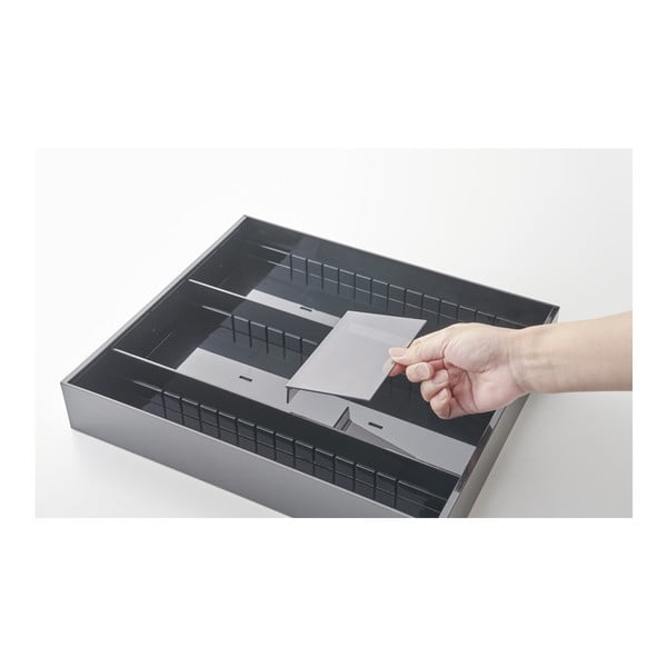 Crni plastični organizator za ladicu 47,5 x 35 cm - YAMAZAKI-image-4