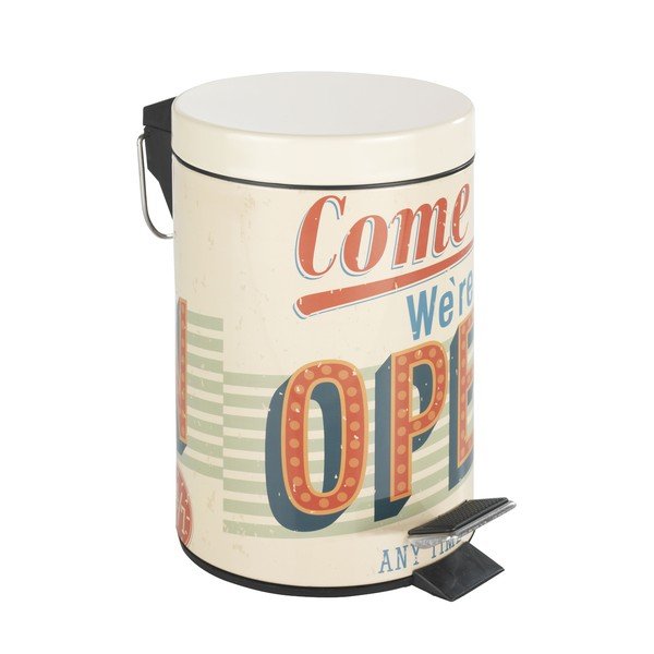 Pedala retro kanta za otpatke Open, 3 l-image-1