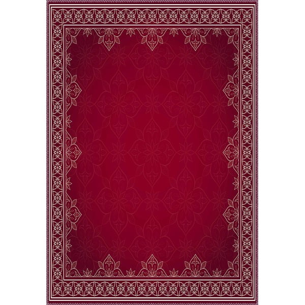 Crveni tepih Vitaus Emma, ​​​​80 x 150 cm