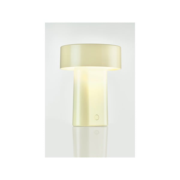 Svijetlo zelena plastična LED stolna lampa (visina 18 cm) Oblong – Zone-image-3