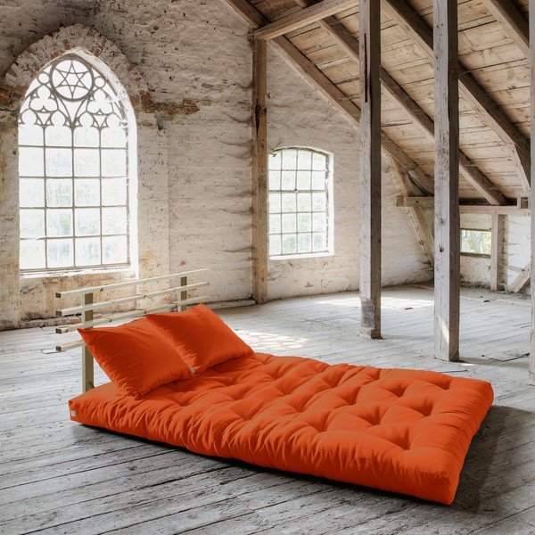 Sofa na razvlačenje Karup Shin Sano Natur / Orange-image-1