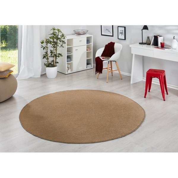 Smeđi okrugli tepih ø 133 cm Fancy – Hanse Home-image-1