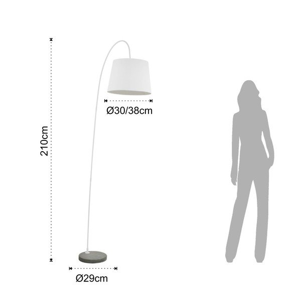 Bijela podna lampa Tomasucci Little Smarty-image-1