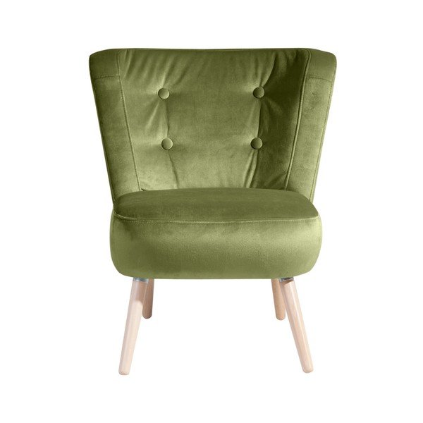 Zelena fotelja Max Winzer Neele Velvet-image-2