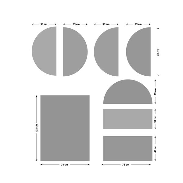 Naljepnica za zid 120x250 cm Amazonian Arches – Ambiance-image-4