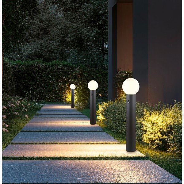 Stojeća vanjska svjetiljka sa senzorom pokreta ø 18 cm Mures – Trio-image-2