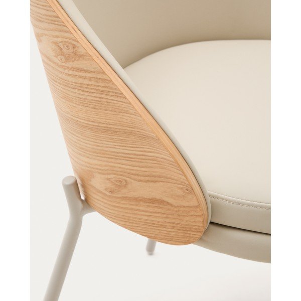 Krem blagovaonska stolica Eamy – Kave Home-image-4