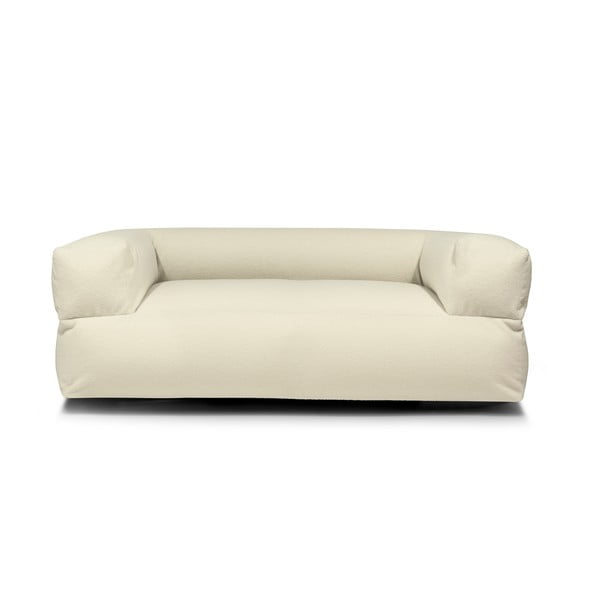 Svijetlo siva vreća za sjedenje od bouclé tkanine Sofa MooG – SLOWDOWN-image-2